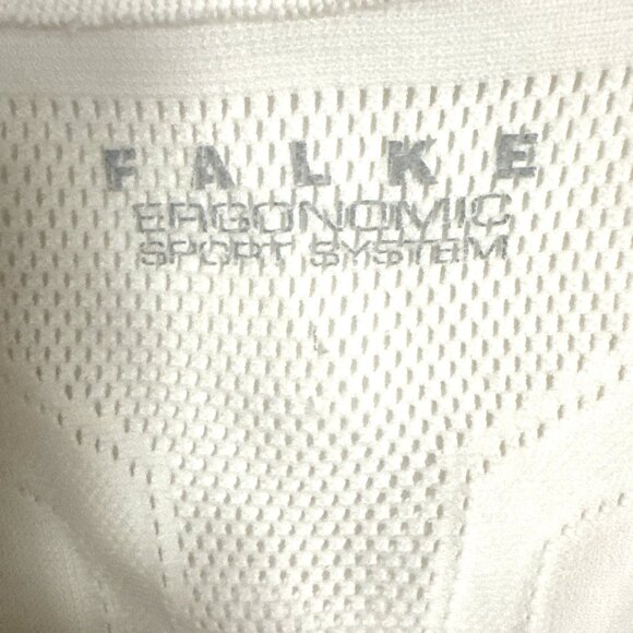 FALKE Ergonomic Sports System White V Neck Short Sleeve Top Size Large - Picture 5 of 10